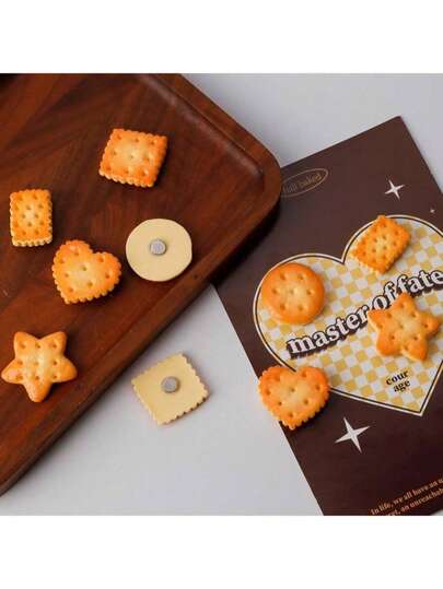 Bộ 5/10 nam châm dán tủ lạnh hình bánh quy hoạt hình dễ thương - 5 hình bánh quy đáng yêu, thích hợp để trang trí món tráng miệng, chụp ảnh, dán nhãn và trưng bày thực đơn, áp dụng cho tủ lạnh, tủ đựng đồ và bảng trắng, trang trí nhà cửa, trang trí phòng, quà tặng lễ Phục sinh.