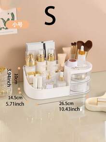 1pc Multi-Color Makeup Organizer Desk Cosmetic Storage Rack, Lipstick Drawer Type Makeup Organizer Box, Skincare Storage Box - Multicolor - View 8