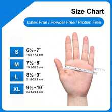 50/100只装丁腈手套，防水防滑，可重复使用，适合作为节日礼物、洗碗、浴室清洁和家居清洁用品。 - 藍色 - 查看 3