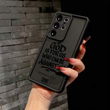 If God Is For Us, Who Can Be Against Us Phone Case - Compatible With Samsung Galaxy S25/S24/S23/S22/S21 FE/Ultra Plus 4G/5G Shockproof Soft Back Cover,Suitable For IPhone17 Air - màu đen - Xem 6