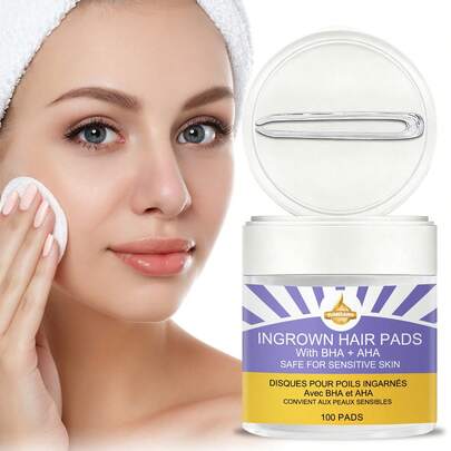 SUMIFANG Almohadilla de limpieza facial exfoliante, elimina el exceso de piel. Fácil de usar, profundamente hidratante, cuidado diario, almohadilla de exfoliación diaria. Hidratación y humectación profunda, fácil de absorber, apta para todo tipo de pieles.