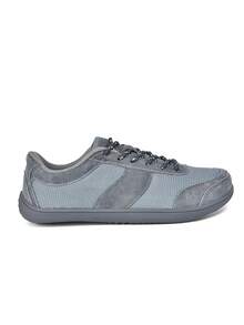 ERGOBIO 1 Pair Wide Width 4E Round Toe Minimalist Casual Barefoot Sneakers For Men - Grey - View 10