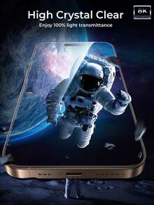 4 Pieces Tempered Glass Compatible With Iphone 17 17 Pro 17 Pro Max 17 Air16 16 Plus 16 Pro 16 Pro Max 15 14 13 12 11 Pro Max X XS XR Mini 7 8 14 Plus Compatible With Iphone Screen Protector Compatible With Iphone 14 15 Pro Max Glass - Clear - View 4