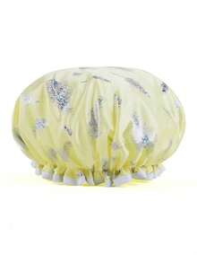 2-Layer Bath Cap, Women's Home Bathroom Shower Cap, Winter Bathing Cap, Children's Waterproof Shower Cap, Kitchen Oil-Proof Hair Cover, Ear Protection - Basic model - View 4