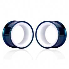 2个不锈钢喇叭形耳钉，男女通用，低过敏性，女士佳礼 - round - 查看 80