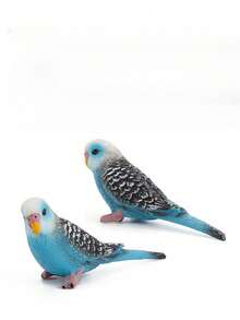 1pc Best-Selling Solid Static Bird Model, Cockatoo Parrot Ornament - Multicolor - View 10