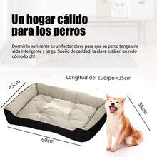 TendenciaCama Para Perro Pequenos Medianos Colchones Para MascotasCalidad premium - Negro - Ver 8