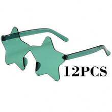 Bộ 1-12 chiếc ly thủy tinh hình ngôi sao năm cánh trong suốt, màu kẹo ngọt, thích hợp cho các bữa tiệc, hồ bơi, tiệc bãi biển, tiệc sinh nhật, lễ hội và các sự kiện vui chơi khác cũng như làm quà tặng trong các bữa tiệc. - Nhiều màu - Xem 32