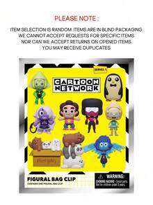 Warner Bros 1个官方授权盲盒夹式挂件，“咱们裸熊”探险时光，史蒂芬、芬恩、杰克、冰熊，随机角色吊坠礼物，新年、情人节、生日派对小礼物 - 黃色 - 查看 5