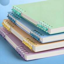 360° Flip Top Flip Notebook Cherry Blossom Pink Or Blue , Double-Sided Ink-Proof For Class/Office/Daily Recording - Màu xanh lam - Xem 5