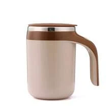 1 pieza Taza con agitador automático, taza de café eléctrica multifunción, taza de acero inoxidable con rotación magnética, taza para leche - multicolor - Ver 12