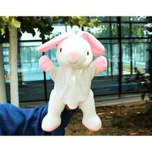 TendenciaConejito De Peluche Blanco Realista Muñeco De Dedo Suave Para Bebés Y Niños |   Material Antialérgico, Juguete Interactivo Para Contar Cuentos Y Juegos Educativos |   Regalo Perfecto Para Niñas Y NiñosCalidad premium - 1 - Ver 3