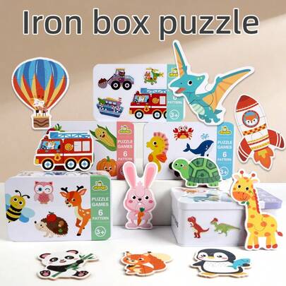 Bộ xếp hình bằng gỗ hình khủng long biển, rèn luyện nhận thức cho trẻ em, đồ chơi giáo dục sớm bằng gỗ. Bộ xếp hình lớn bằng gỗ hình khủng long biển, dễ mang theo và cất giữ. Trò chơi xếp hình tương tác giữa cha mẹ và con cái trên bàn làm việc.