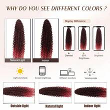 24英寸卷曲爪夹马尾假发，丝质爪夹马尾假发，自然柔软，女士假发 - 黑色 - 查看 3