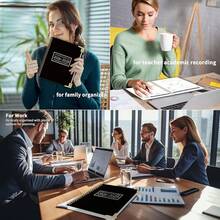 Monthly Planner 2026-2028, Hardcover With Metal Corner 3 Year Calendar 2026-2027-2028 Calendar Book From Jan 2026 - Dec 2028, 9" X 11", Spiral Bound,Organizer For Office, Schoolsss, And Home, Black - 黑色 - 查看 8