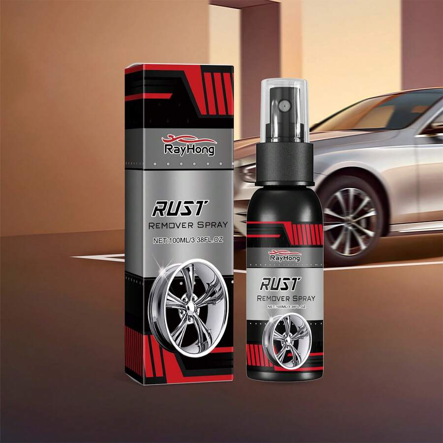 rayhong Removedor de Óxido para Cubo de Rueda de Auto, Removedor De óxido, Pulido, Mantenimiento, Herramienta De Limpieza, Antioxidante, Revitalizante, Superficies Metálicas, Protección, Efecto Inmediato, Aerosol