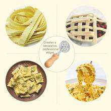 Pastry And Pasta Wheel 1.9 Inch U2013 Dough Crimper Ravioli Dumpling Pierogi Cutter U2013 Multi - Purpose Pizza Baking Cooking And Homemade Meals - Initial - View 6