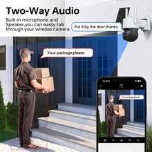 5G WiFi Solar Powered Camera, PIR Motion Detection, Night Vision, Waterproof, 4MP 2K IP Security Video Camera, CCTV Monitor - Multicolor - View 3