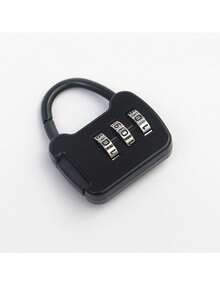 2pcs/Set Mini Suitcase Locks (Black + Rose Red), Colorful Plastic Shell Zinc Alloy Small Padlock With Keys, Suitable For Luggage, Backpacks, Gym Lockers, Bags, Classroom Games, Luggage Locks, Back To School & Postal Worker Essentials - Multicolor - View 14