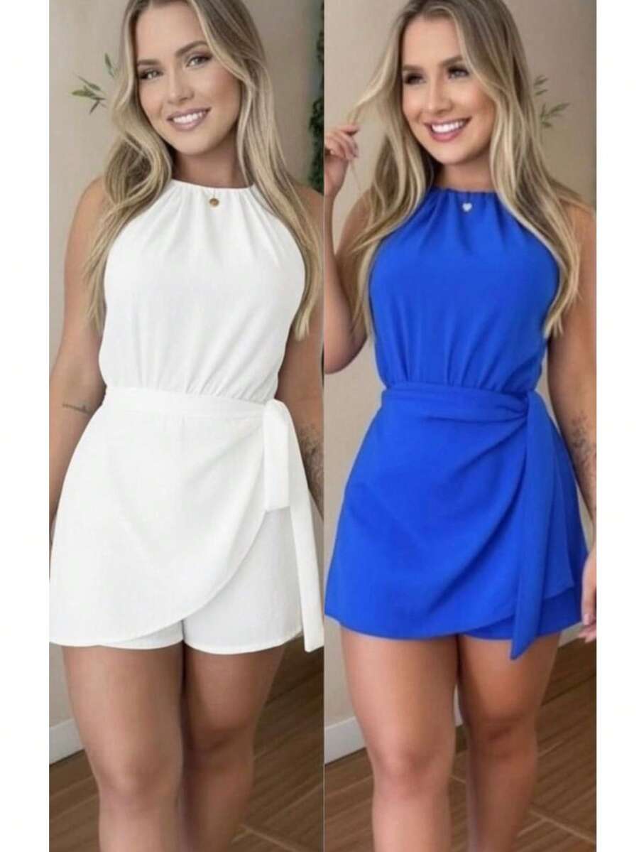 Women's Summer Fashion Jumpsuit Set - Duna - 99 - 查看 1