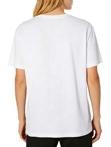 Women's Summer Short Sleeve Crew Neck T-Shirt - I'm A Gay Furry Rainbow Fox Wolf Fursona Fandom Pride Month   Graphic Prints Suitable For Summer & Spring - Machine Washable Casual Attire & Layering Piece - 白色 - 查看 2