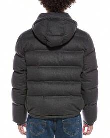 Brunello Cucinelli Wool Down Coat - 彩色 - 查看 3