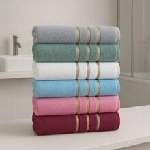 Mch Toalhas Set Of 4 Morocco Bath Towels, 100% Cotton, 130cm X 70cm - Màu sắc nam tính - Xem 3