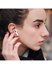 Wireless Earbuds - True Wireless Earphones Compatible With Apple And Android, Built-In Microphone, Sweat-Resistant, White, Airbuds, True Wireless Earbuds - White - View 4