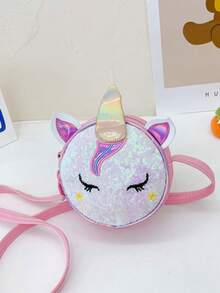 女孩手提包 - 可爱公主风手提包、钱包、单肩包、斜挎包、邮差包，适合儿童，可作为礼物赠送 - 彩色 - 查看 9