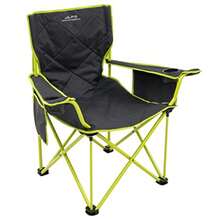 Folding chairALPS Mountainee  Kong - Sillas de Camping para Adultos con porsos de Malla y Bolsillos construidas duraderas y fiab con M de Acero Pble Compacto carbon/citricosSilla plegable - CarbnCtricos  Nuevo - Ver 5