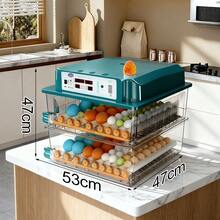 Incubadora 120 Huevos Automática Doble Energía | Hogar Crianza | Incubadora Avícola | Versátil Confiable - Multicolor - Ver 3