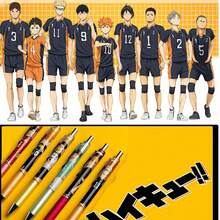 Crunchyroll 1支排球少年！！官方授权0.5mm黑色墨水圆珠笔，盲盒包装，随机动漫角色，握感舒适，适合送给家人和朋友 - 多色的 - 查看 6