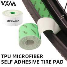 VXM 1卷TPU无内胎轮胎内衬，自粘防刺自行车轮胎内衬，适用于山地车、公路车、砾石车，26/29英寸 - 彩色 - 查看 2