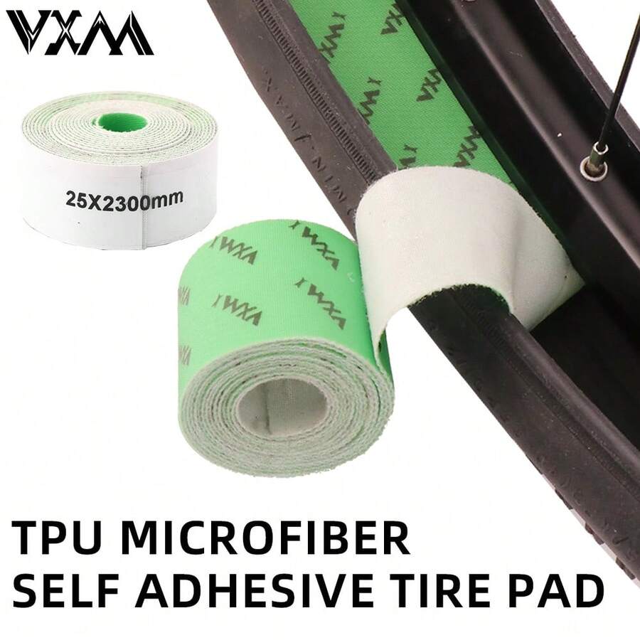 VXM 1卷TPU无内胎轮胎内衬，自粘防刺自行车轮胎内衬，适用于山地车、公路车、砾石车，26/29英寸