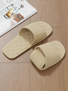 EVA Material Unisex Indoor Slippers - Khaki - View 1