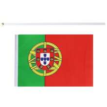 Bandera Polonia 10 de Junio, MXPAH-000, 1Pza, Portugal, 14x21cm, Tela Poliéster, Asta Plástico. - Multicolor - Ver 4