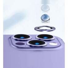 hhw Camera Lens Protector Kit Compatible With IPhone 11 12 13 14 15 16 17 Pro Max Smooth - màu đen - Xem 4