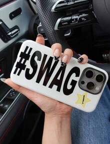 BARELA Phone Case - 2 MUCH SWAG Phone Case For IPhone 11-17 Series |     Typography Phone Case |     Aesthetic Phone Case |     Streetwear Phone Case |      Phone Case |     Shockproof Protection |     Gift For Teen Girlslong Sleeve Tops - Kiểu thứ hai - Xem 22