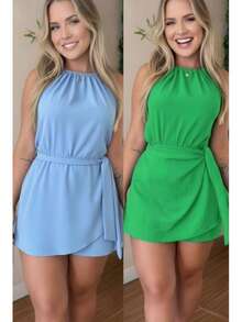 Women's Summer Fashion Jumpsuit Set - Duna - 99 - 查看 2