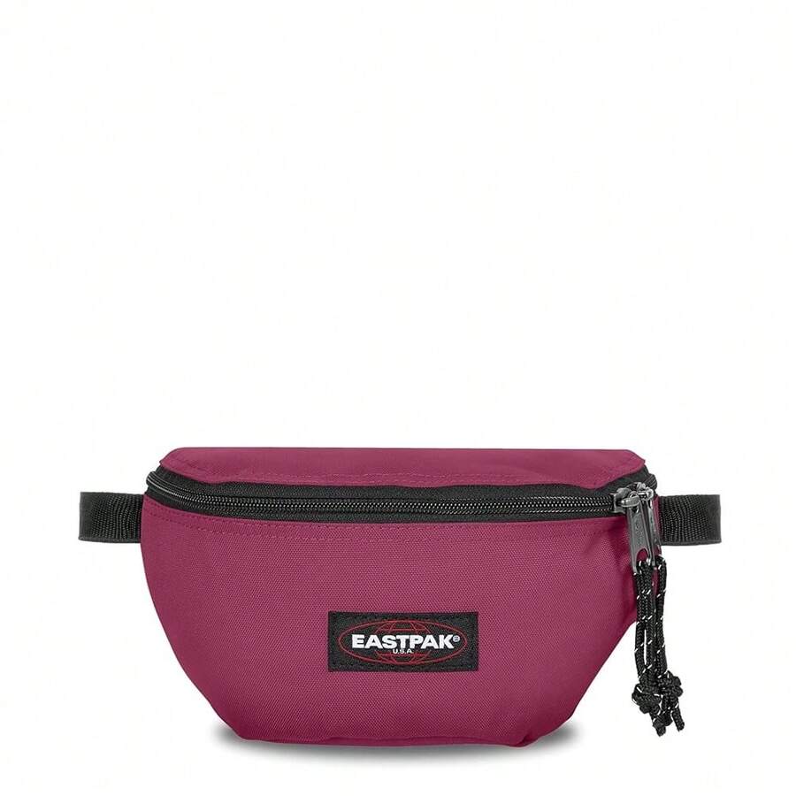 Eastpak Springer – 2L Waistpack With Main & Back Zipped Compartments, Adjustable Belt, Lightweight Design, Wine Burgundy - WineBurgundy - View 1