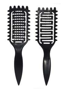2035-brushes Cepillo rizador, adecuado para peinar, dar forma y fijar el cabello rizado, tanto para hombres como para mujeres, se puede usar en cabello seco o húmedo - Multicolor - Ver 34