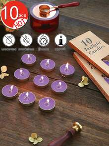 50pcs Red Smokeless Heart-Shaped Candles, White Tea Candles, Dripless And Long-Lasting Mini Heart Candles, Suitable For Room Decor, Dining Table Decor, Home Decor, Suitable For Holidays, Parties, Birthdays, Weddings And Dinners - one-size - View 25