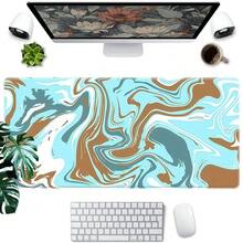 1 tấm lót bàn làm việc cỡ lớn màu xanh dương, chống trượt, bằng cao su, dành cho game thủ, dùng làm tấm lót chuột chơi game, thảm bàn phím máy tính cho bàn làm việc văn phòng, đồ dùng văn phòng, trang trí văn phòng. - A - Xem 28