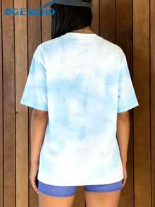 GEMCHO 女士休闲印花短袖T恤 - 彩色 - 查看 2