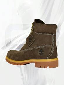 Timberland 6" Premium Waterproof Boot Wren– Men's Lifestyle Sneakers – Shoes For Man -Vintage-Spring & Summer-Inspired Running Shoes, Shock-Absorbing Comfort, Gym To Streetwear Casual Wear-Easter Gift–TB0A2P6WA6Q - Wren - 查看 3