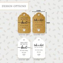 50pcs Personalized Wedding Favor Tags (Excluding Strings), Make Your Wedding Favors Unforgettable, Suitable For Favors, Place Settings, Table Decorations, Etc. - Multicolor 1 - View 2