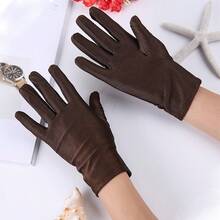 1 Pair 22cm Milk Silk Elastic Short Cycling Gloves, Suitable For Costume Play, Performance And Fashion Decoration Holiday Gloves - One Size - View 15