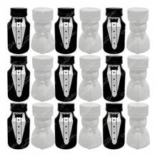 Tendencia24 Burbujas Novia & Novio Burbujeros Smoking Fiesta BodaCalidad premium - Blanco - Ver 9