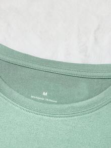 Áo thun nữ in theo yêu cầu, Áo thun nữ tay ngắn, Áo thun nữ, Nhập văn bản, khẩu hiệu, lời chúc, Thiết kế áo thun in cá nhân hóa, Quà tặng hài hước, Quà bất ngờ, Áo khoác ngoài nữ thường ngày, Thể thao & Ngoài trời, Trang phục thể thao nữ, In nhung, Thích hợp cho đi chơi/mua sắm/lễ hội/tiệc tùng/tụ họp/du lịch, Đồng phục xây dựng đội nhóm công ty, Trang phục công sở, Trang phục tùy chỉnh cho tiệc Valentine, Quà tặng sinh nhật gia đình, bạn bè, Quà tặng ngày lễ, Quà tặng kỷ niệm tùy chỉnh, Áo thun nữ tay ngắn - Màu xanh Bạc hà - Xem 7