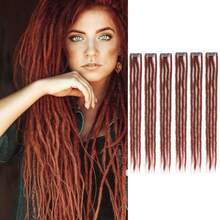 6 lọn tóc nối kiểu dreadlock kẹp, dài 24 inch, chất liệu tổng hợp, mềm mại, làm thủ công, dành cho nữ. - Nhiều màu - Xem 15